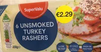 Unsmoked turkey rashers