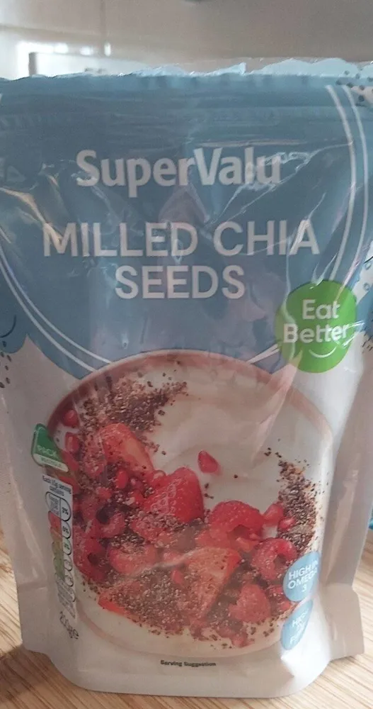 SuperValu MILLED CHIA SEEDS. Eat Better