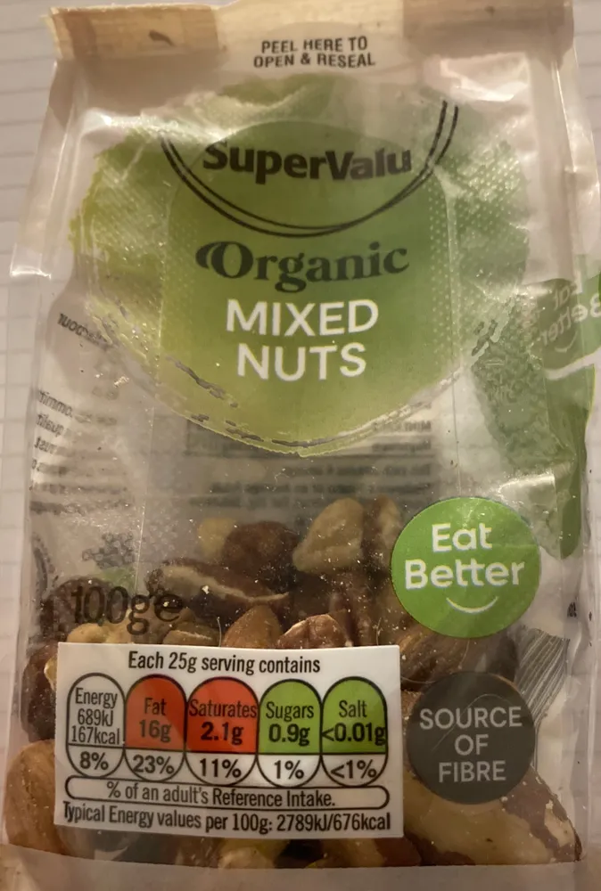 Organic Mixed Nuts