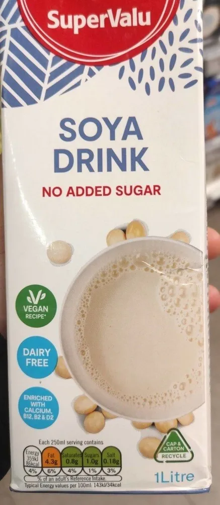 Soya Drink no added sugar