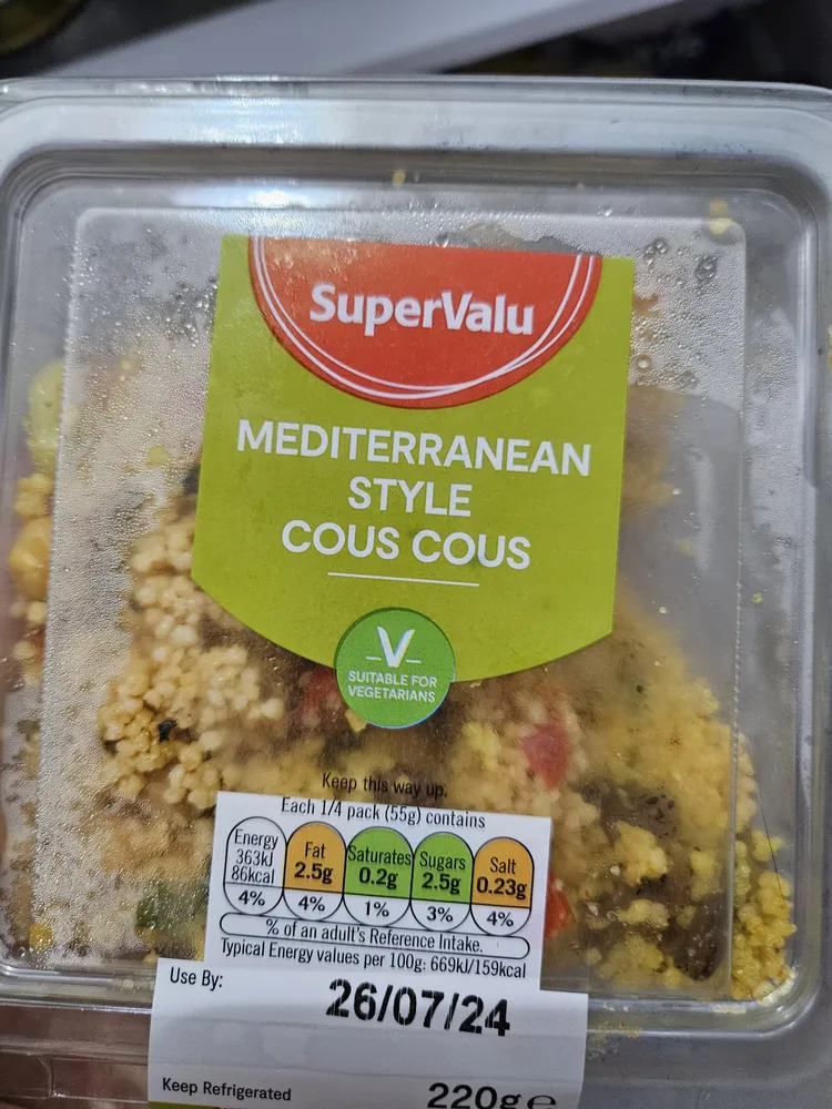 Mediterranean style cous cous