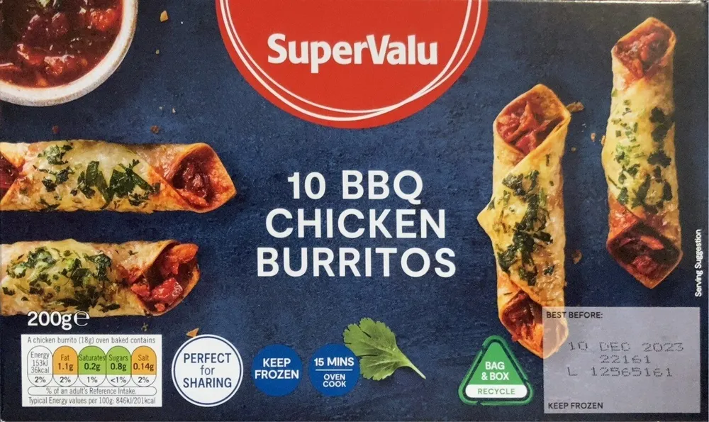 BBQ Chicken Burritos