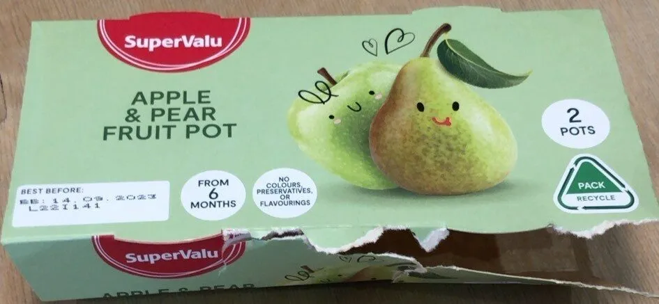 Apple & Pear fruit pot