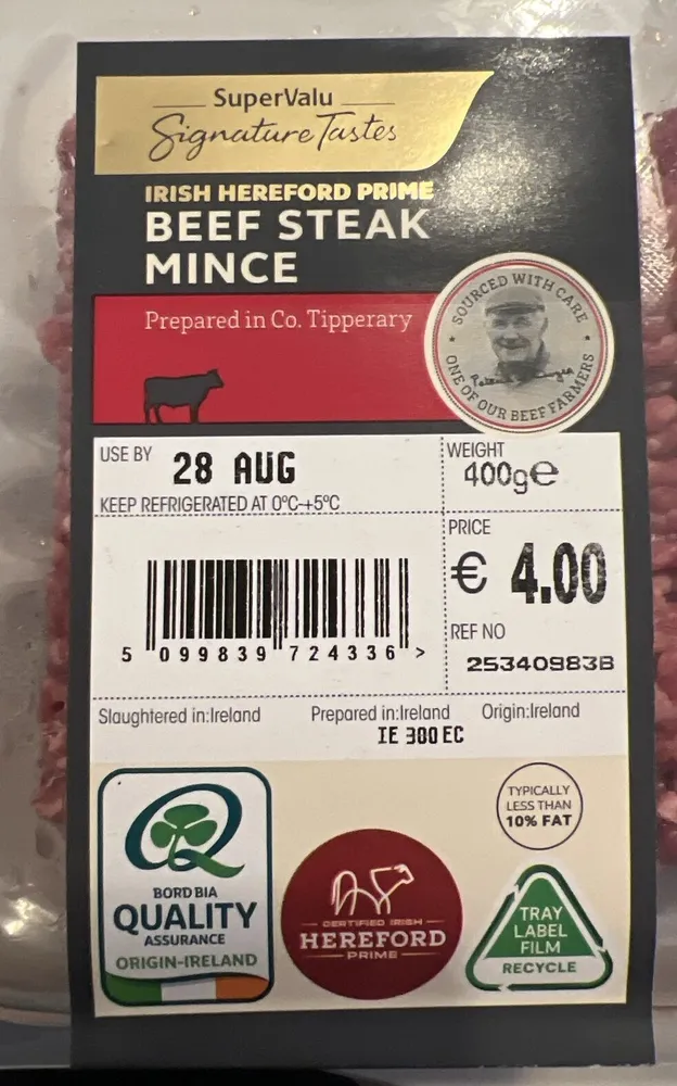 Beef Steak Mince