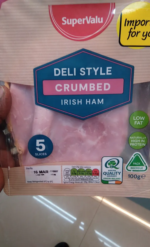 SuperValu Deli Style Crumbed Irish Ham