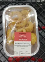 Beer battered onion rings
