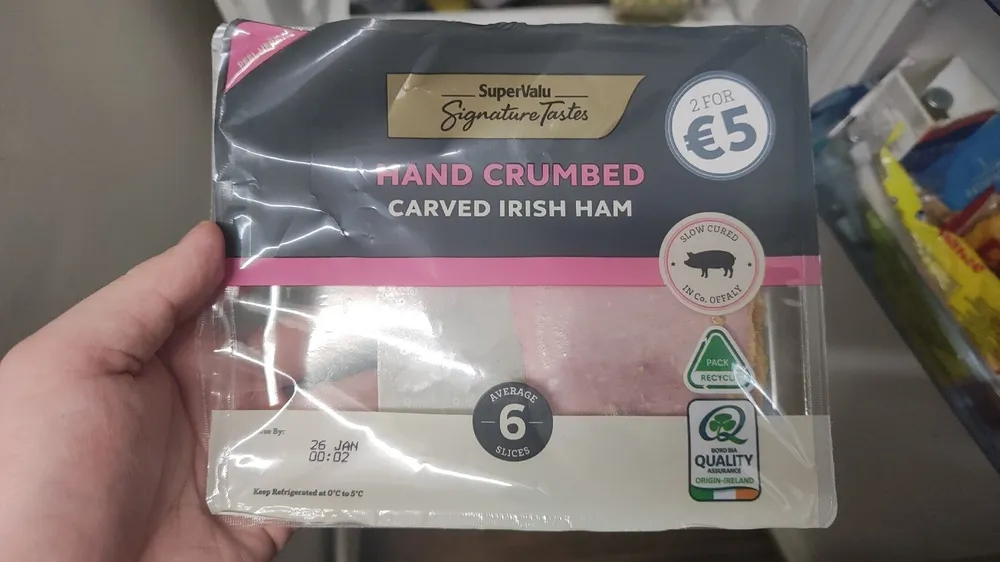 Carved Crumbed Irish Ham