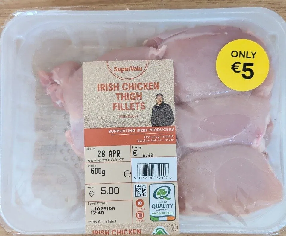 Irish Chicken Thigh Fillets