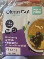 Blueberry White Chocolate Protein Pancakes