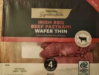 Pastrami bbq wafer thin