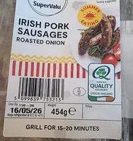 Pork Sausages w Roasted Onion