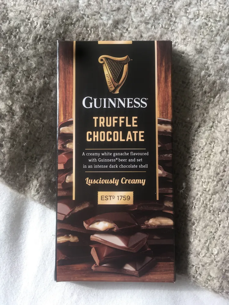 Guinness Luxury Dark Chocolate Truffle Bar (90G)