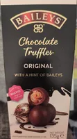 Chocolate truffles with a hint of Baileys