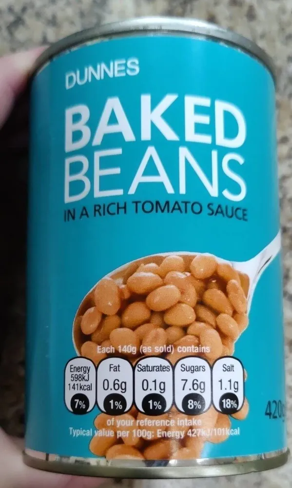 Baked Beans in a rich tomato sauce