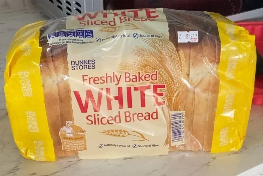 Freshly Baked White Sliced Bread