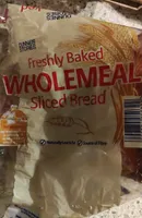 Wholemeal sliced bread