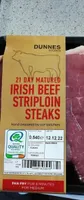 Irish beef striploin
