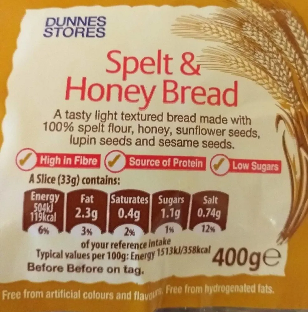 Spelt&Honey Bread