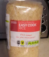 Easy cook rice