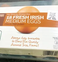 Fresh irish Medium Eggs