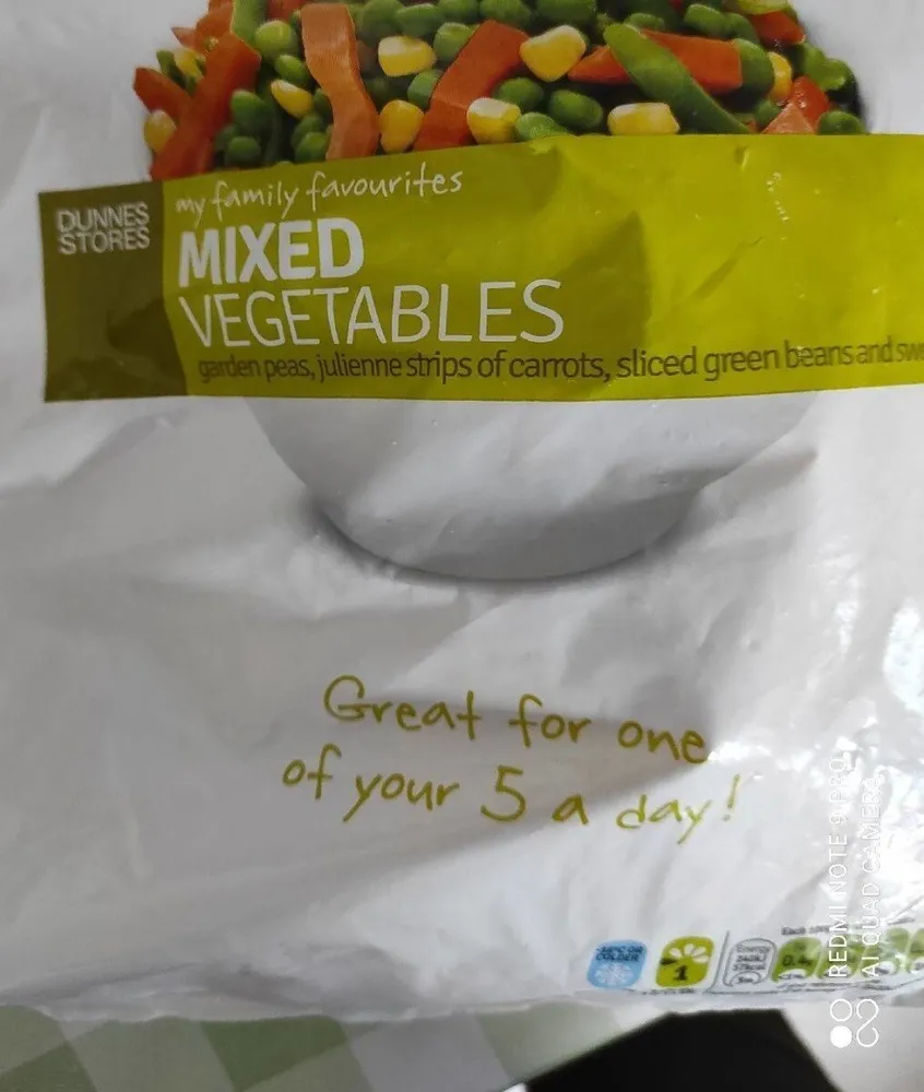 Mixed vegetables