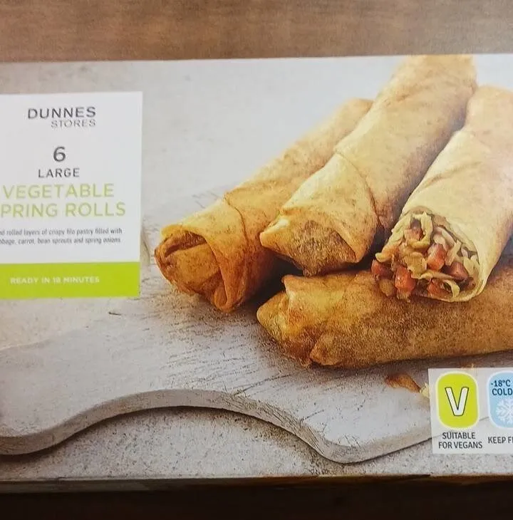 Vegetable spring rolls 6
