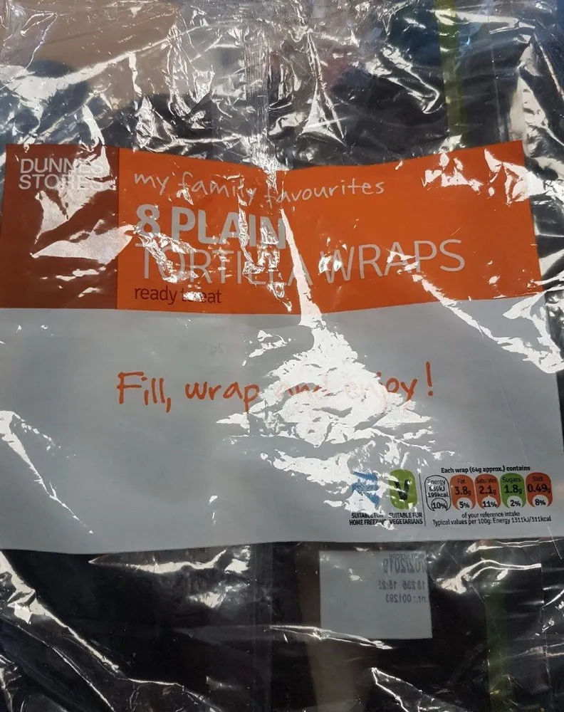 Tortilla wrap
