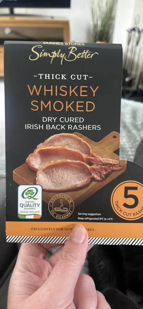 WHISKEY SMOKED DRY CURED IRISH BACK RASHERS
