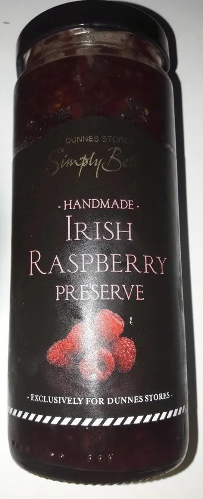 Handmade irish raspberry preserve