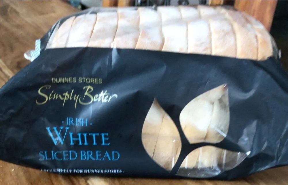 White sliced bread