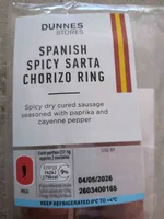 Spanish chorizo ring