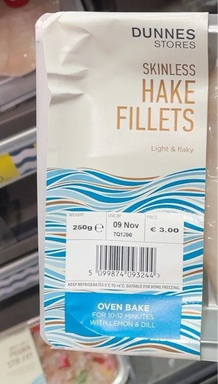 Skinless Hake Fillets