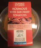 Houmous with sundried tomatoes