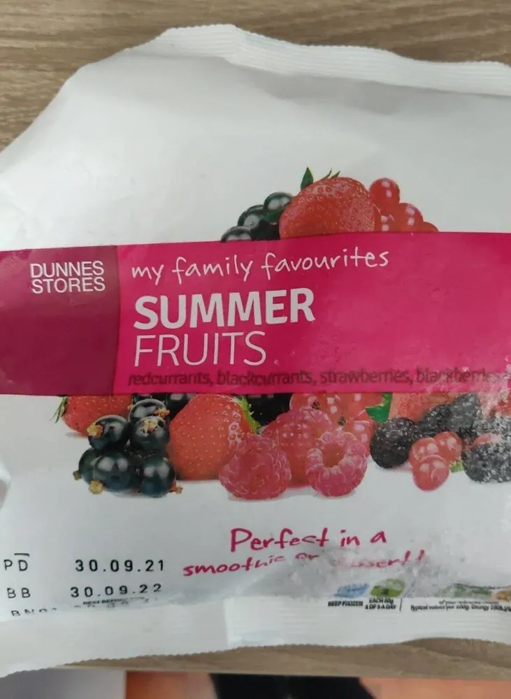 Summer fruits