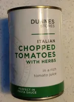 Chopped tomatoes with herbs