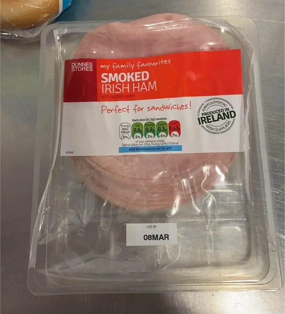 Smoked irish ham