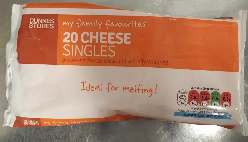 20 Cheese Singles