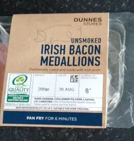 Unsmoked Irish bacon medallions