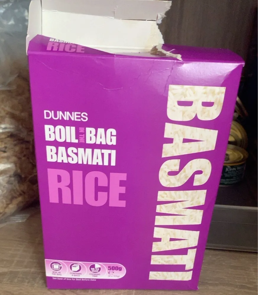 Boil in the bag basmati