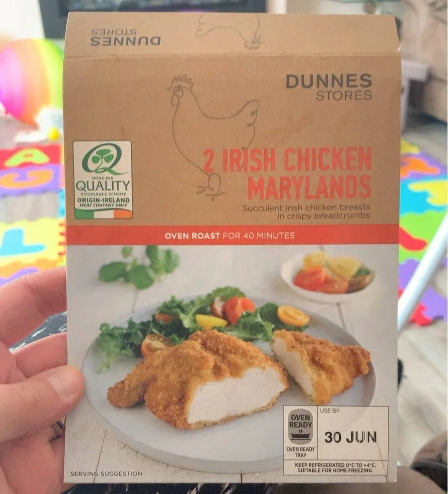 Irish chicken marylands