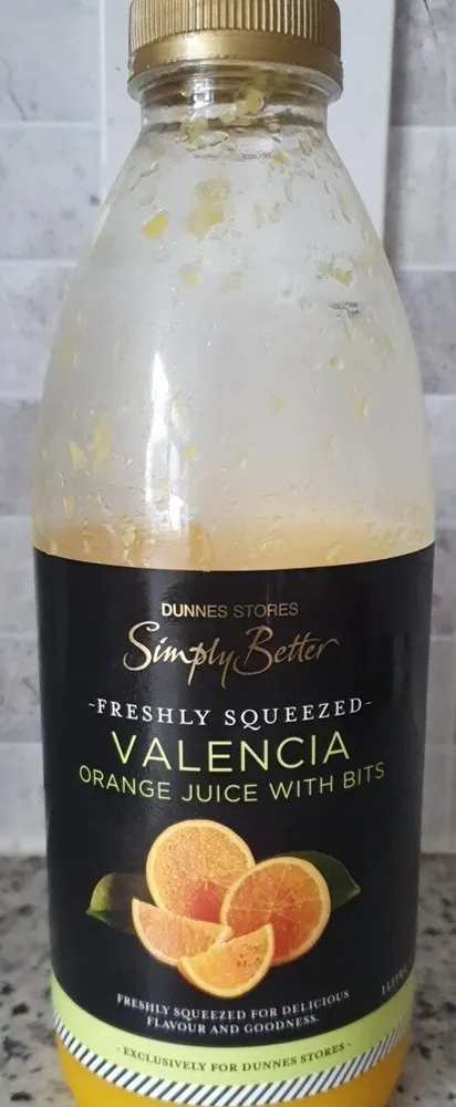 Valencia Freshly Squeeze Orange Juice with Bits