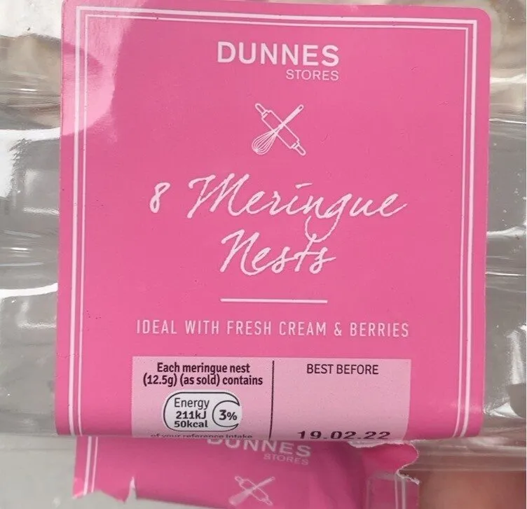 Meringue nests
