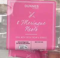 Meringue nests