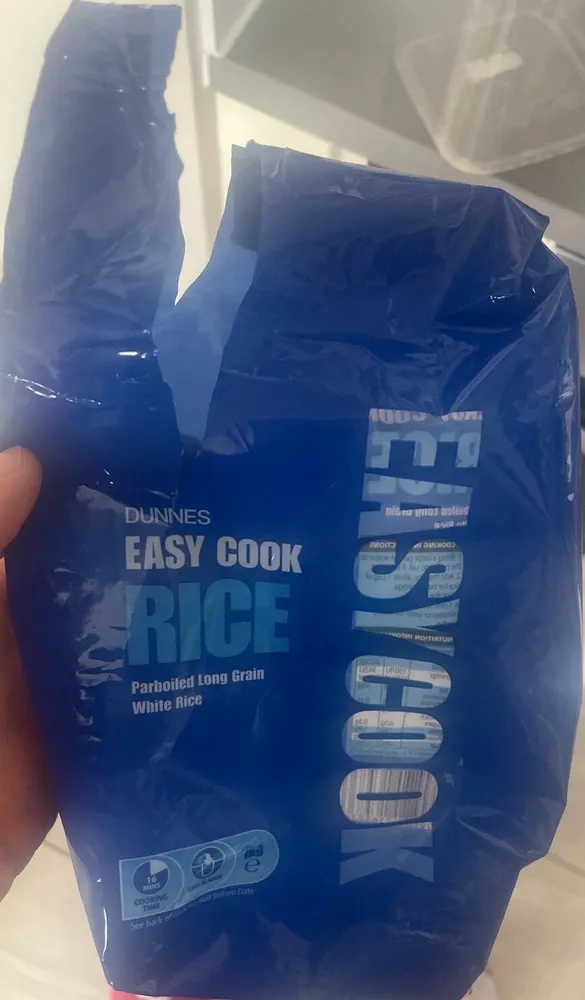 Easy cook rice
