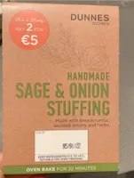 Sage and onion stuffing