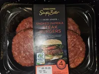 Irish Angus Smoked Paprika Steak Burgers