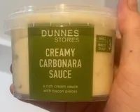 Creamy carboanna sauce