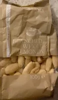 Blanched whole almonds
