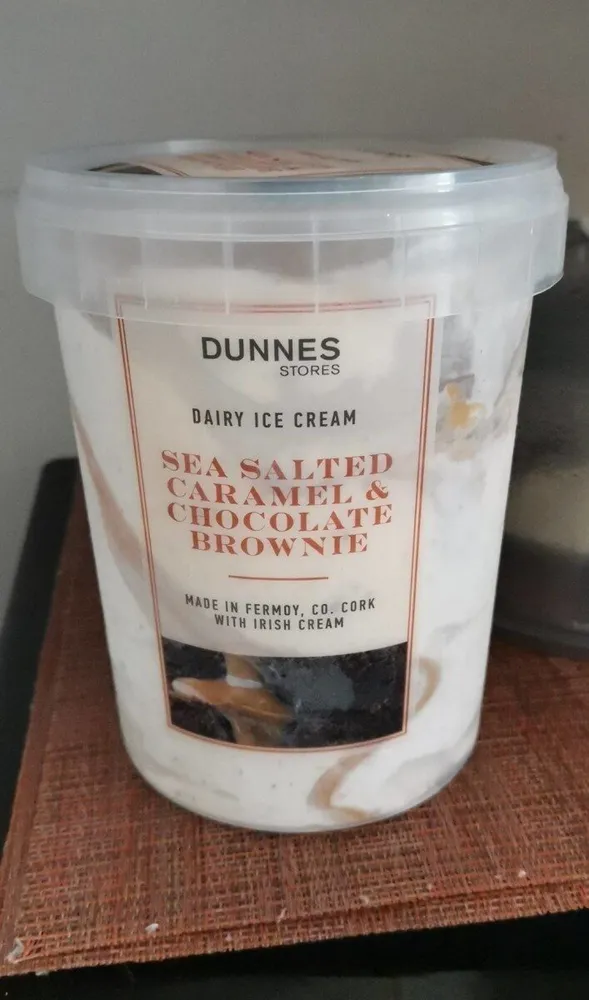 Sea salted caramel and chocolate brownie
