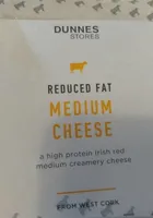 Reduced fat medium cheese